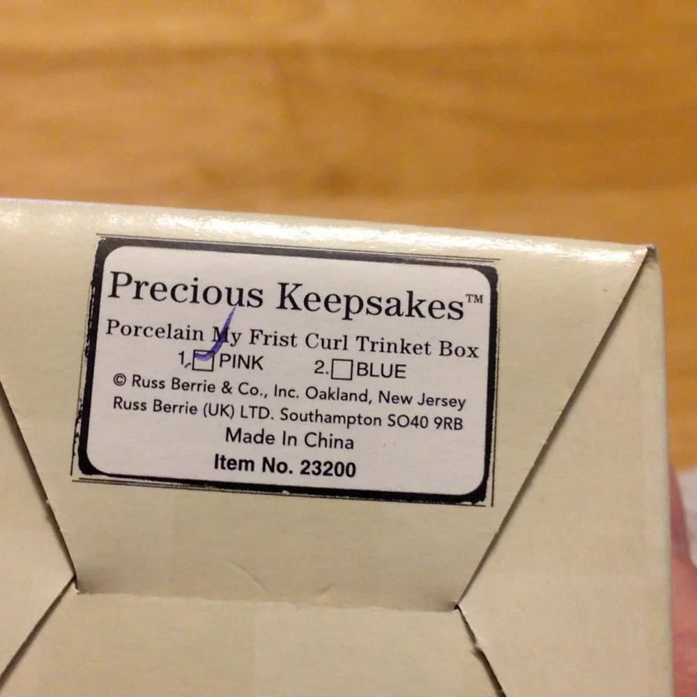 Baby Keepsake - Russ Berrie 